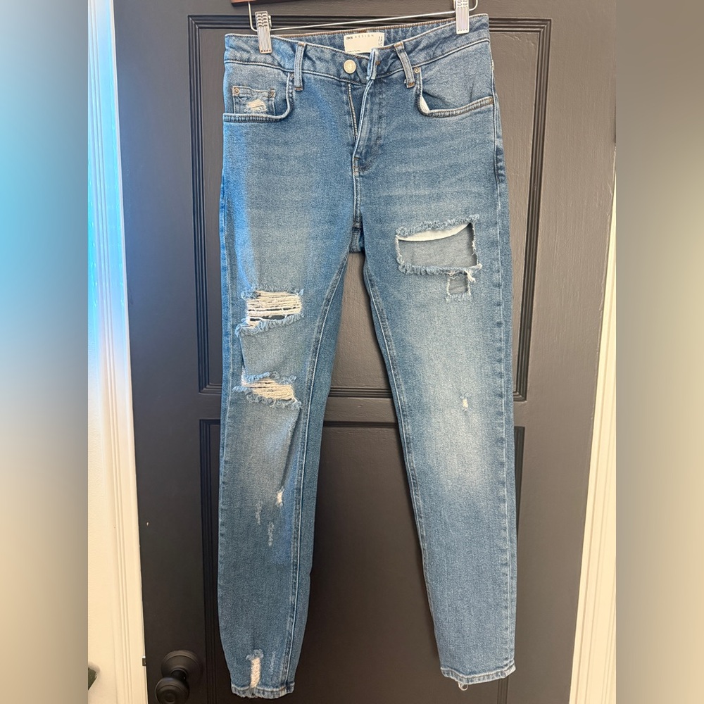 ASOS Men’s Ripped Jeans Straight Leg 29/30